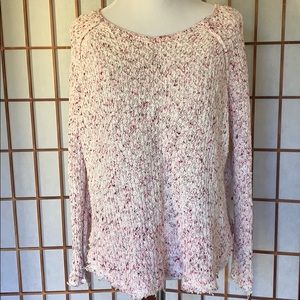 Free People Crochet Back Sweater